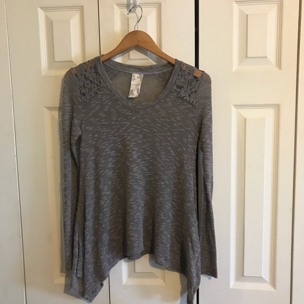 Blu Pepper Ultra Soft Heavenly Grey Tunic ‼️